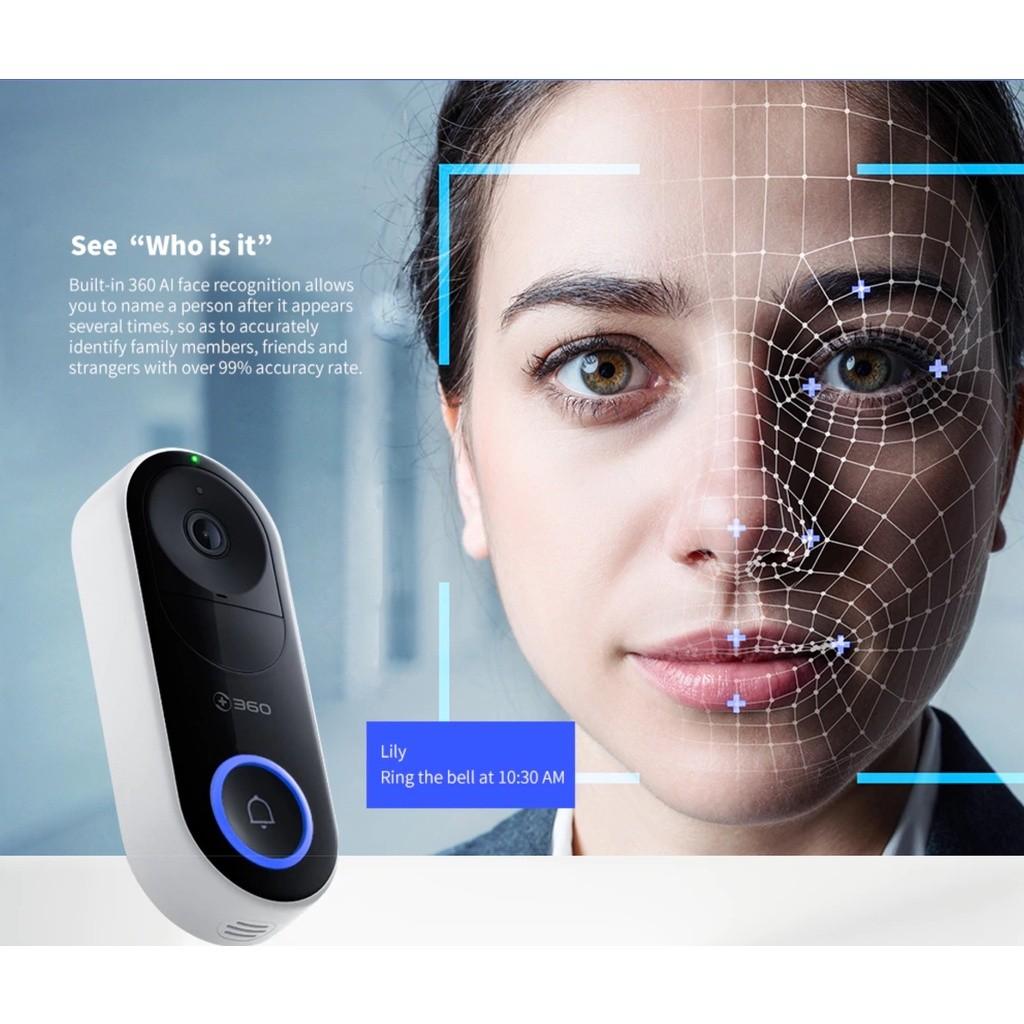 360 smart video doorbell, Furniture & Home Living, Security & Locks