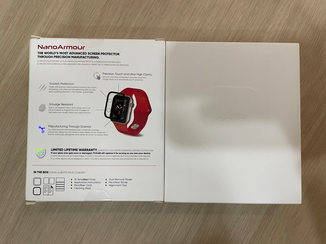 44mm NanoArmour Apple Watch Series 6 Screen Protector Mobile Phones Gadgets Wearables Smart Watches on Carousell