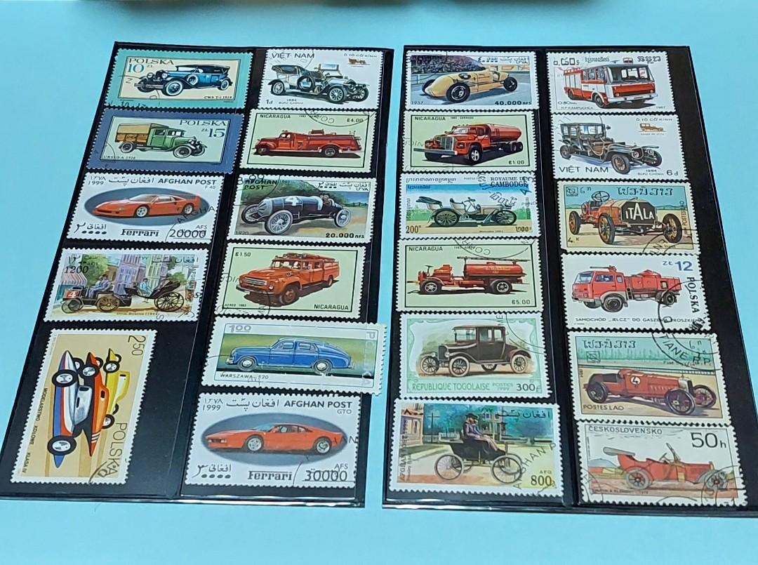 外国郵票 車種類 興趣及遊戲 收藏品及紀念品 郵票及印刷品 Carousell