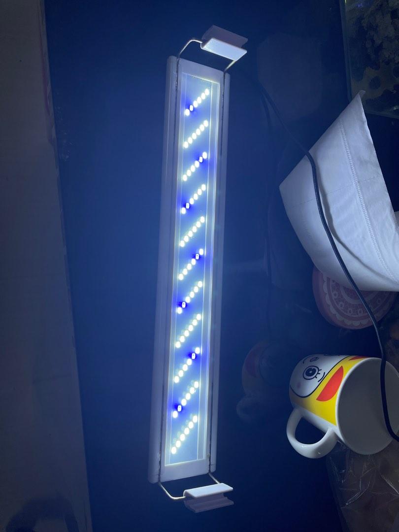 魚缸海水led 白籃燈合39cm至55cm 缸 寵物用品 寵物家品及其他 Carousell