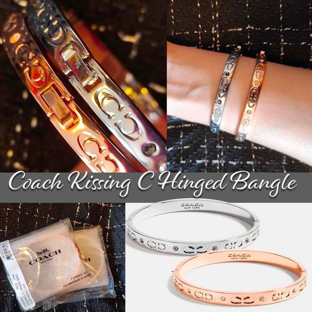 Coach Kissing C Hinged Bangle Carousell