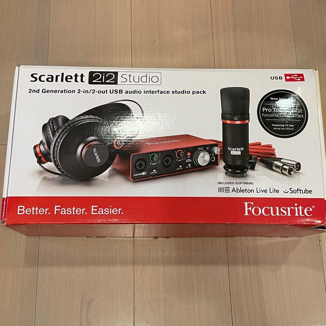 第二代 Focusrite Scarlett 2i2 Studio Pack (2nd Gen) 數位錄音套件