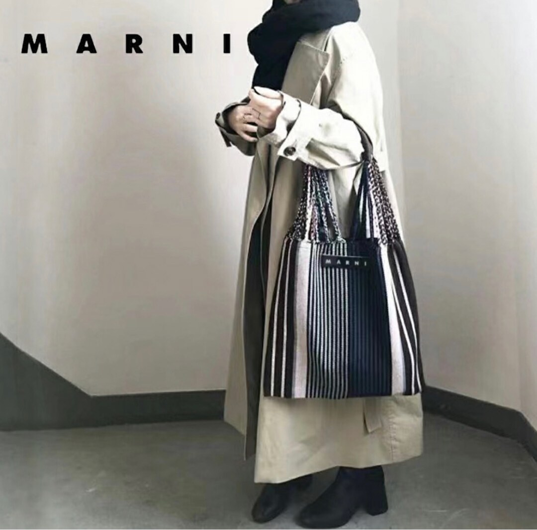 全新現貨Marni market hammock bag tote bag, 名牌, 手袋及銀包- Carousell