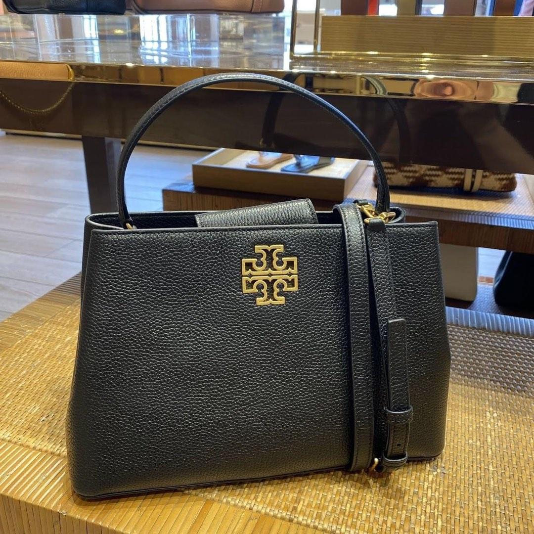 ? Tory Burch Britten Small Satchel, Women's Fashion, Bags & Wallets,  Shoulder Bags on Carousell
