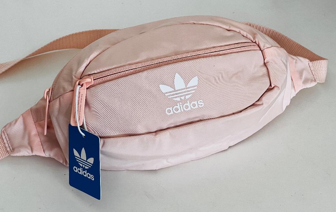 ADIDAS ORIGINALS NATIONAL BLUSH PINK WHITE HIP FANNY PACK WAIST BELT BAG SALE