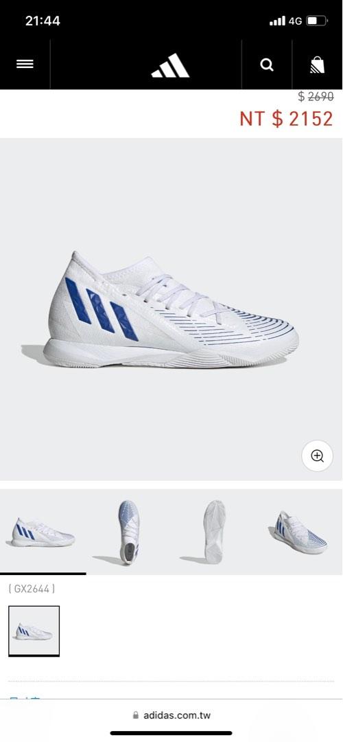 Adidas Predator Edge.3 室內足球鞋, 他的時尚, 鞋, 運動鞋在旋轉拍賣