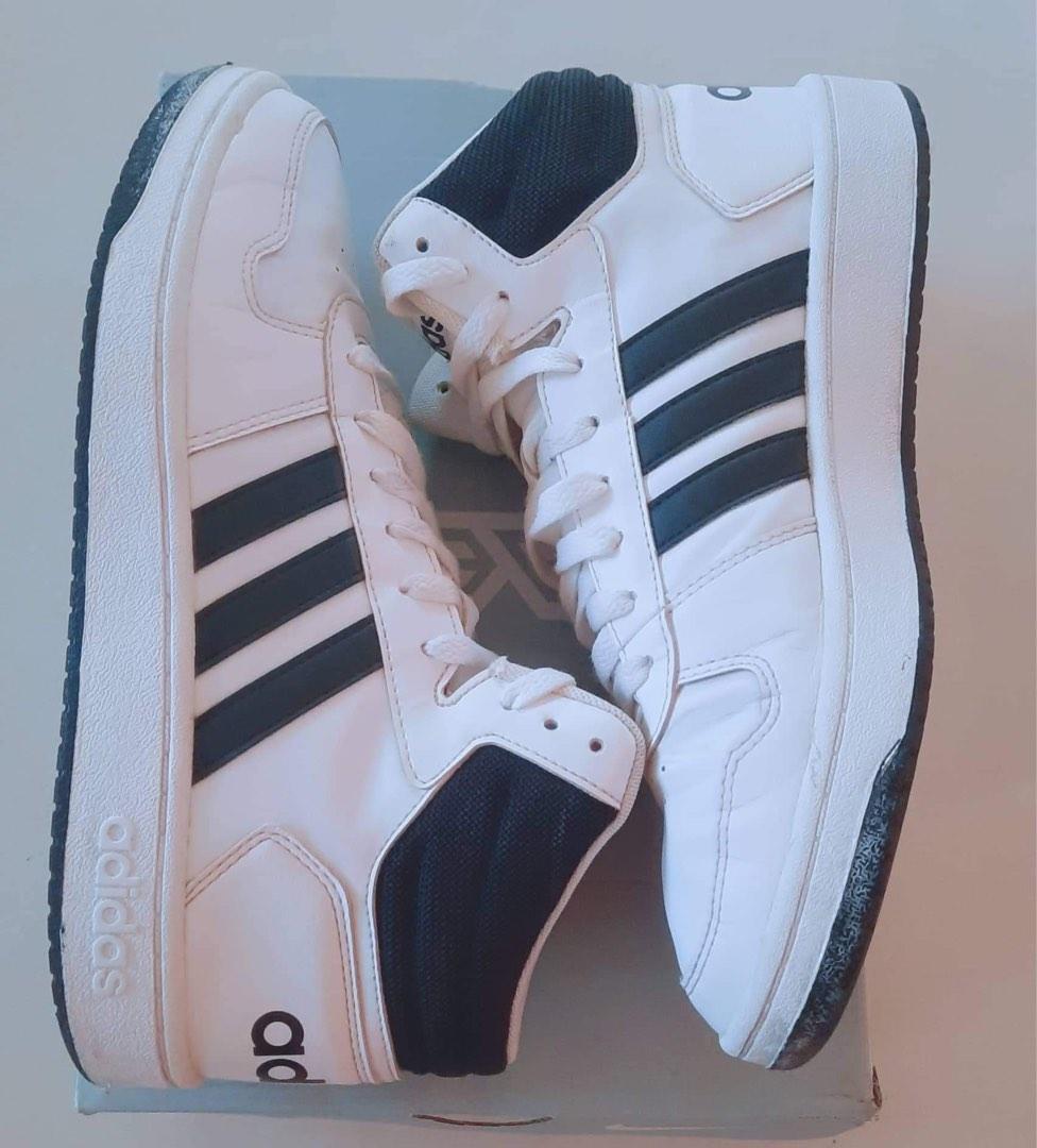 Adidas white shoes US 9 Eur 42.5 27cm Men s Fashion Footwear
