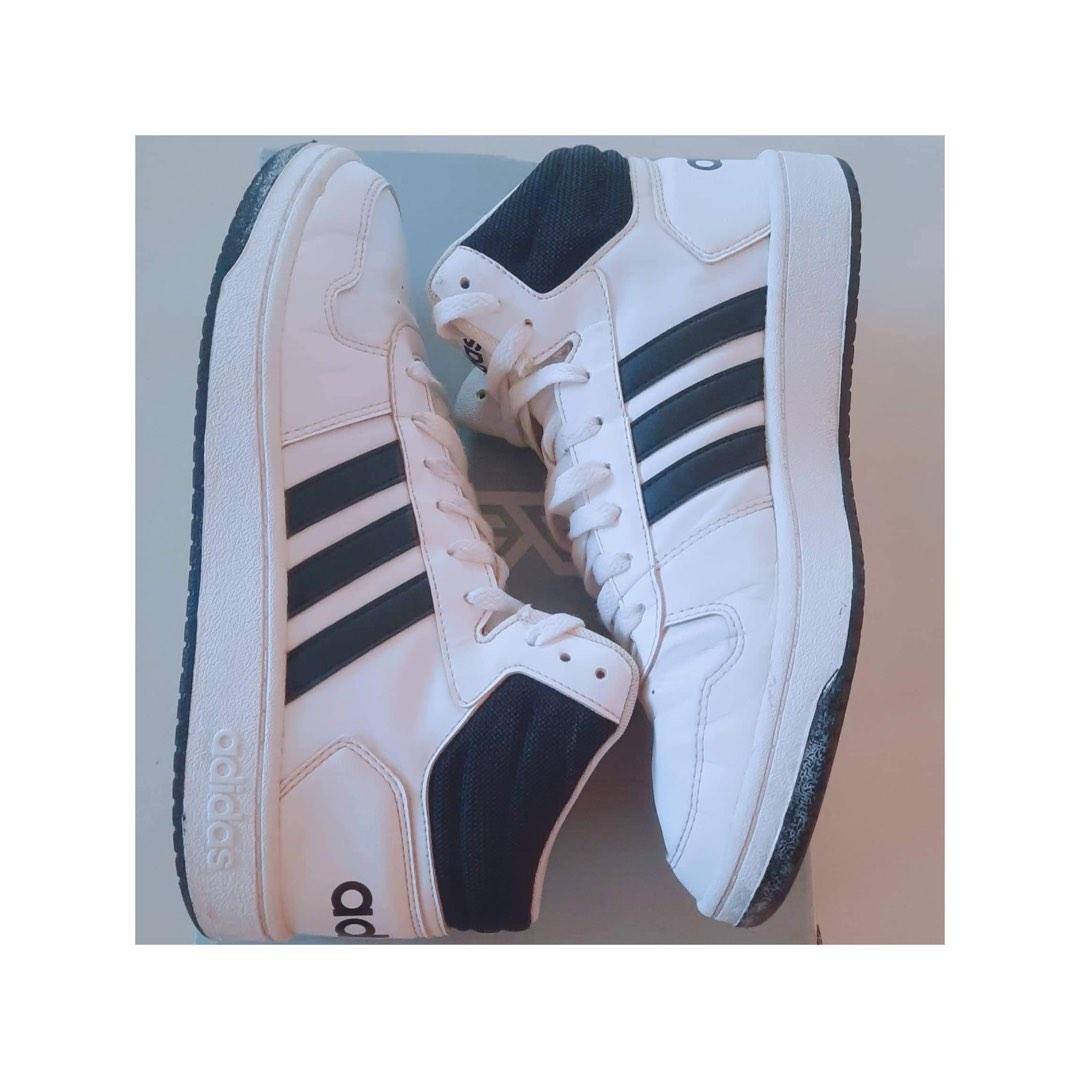 Adidas white shoes US 9 Eur 42.5 27cm Men s Fashion Footwear