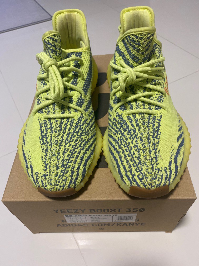 Adidas Yeezy 350 V2 Frozen Yellow Men s Fashion Footwear