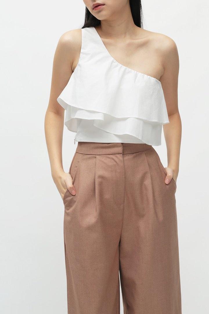 REYNA TWILL SKIRT DUNGAREE IN KHAKI