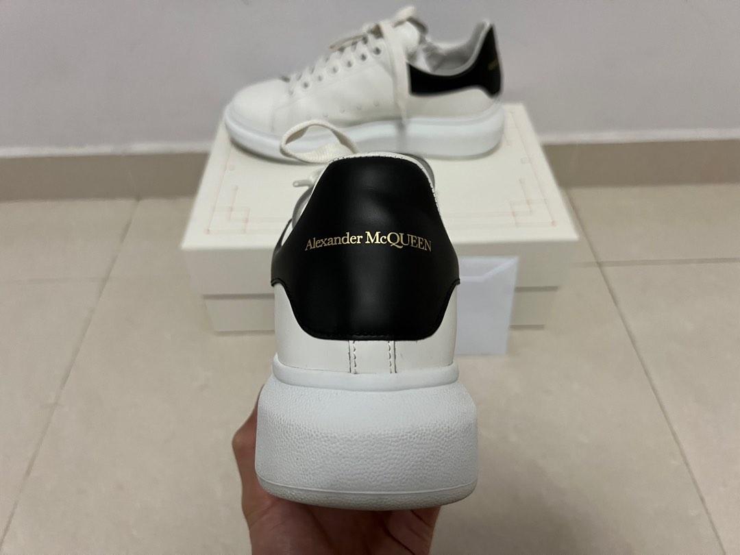 Alexander mcqueen sneakers black white hotsell