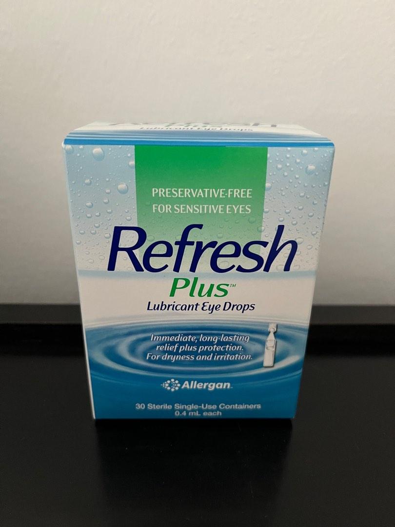 Allergan Refresh Plus Lubricant Eye Drops, Beauty & Personal Care ...