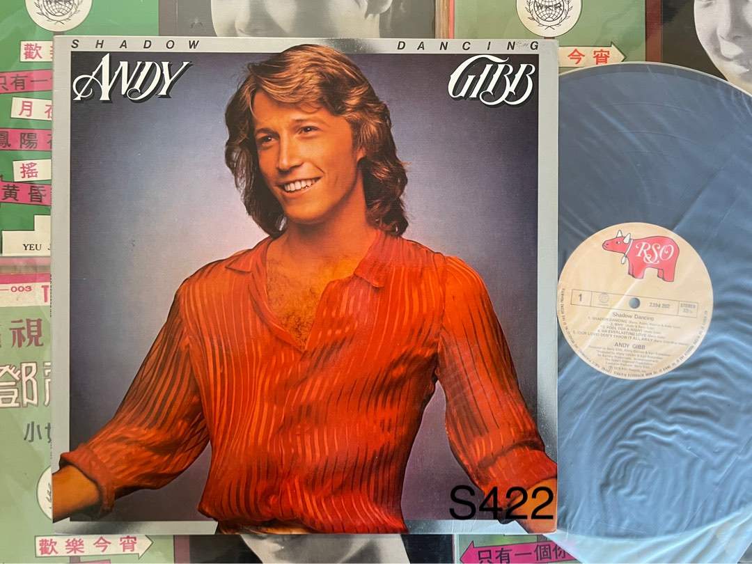 Andy Gibb Shadow Dancing 黑膠S422, 興趣及遊戲, 音樂、樂器& 配件