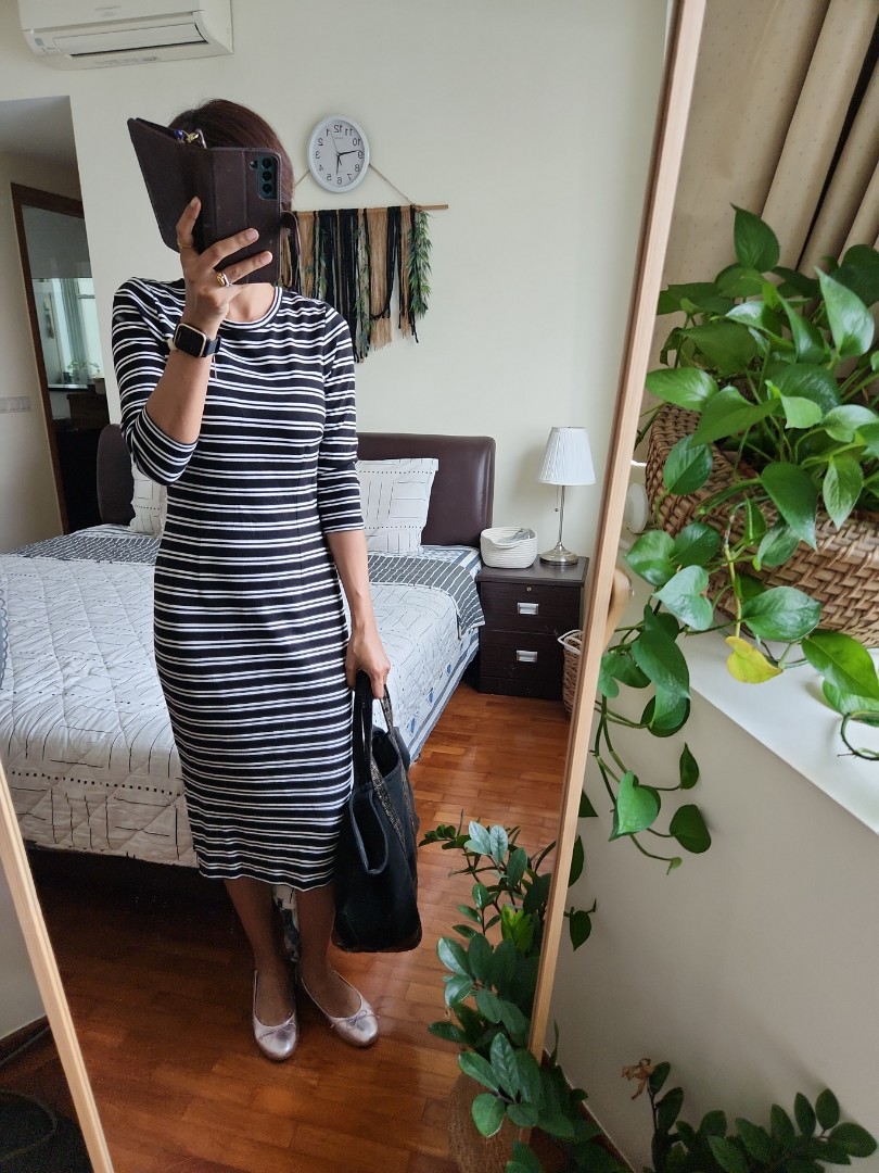 Ann Taylor Basic Midi Dress, Women'S Fashion, Dresses & Sets, Dresses On  Carousell