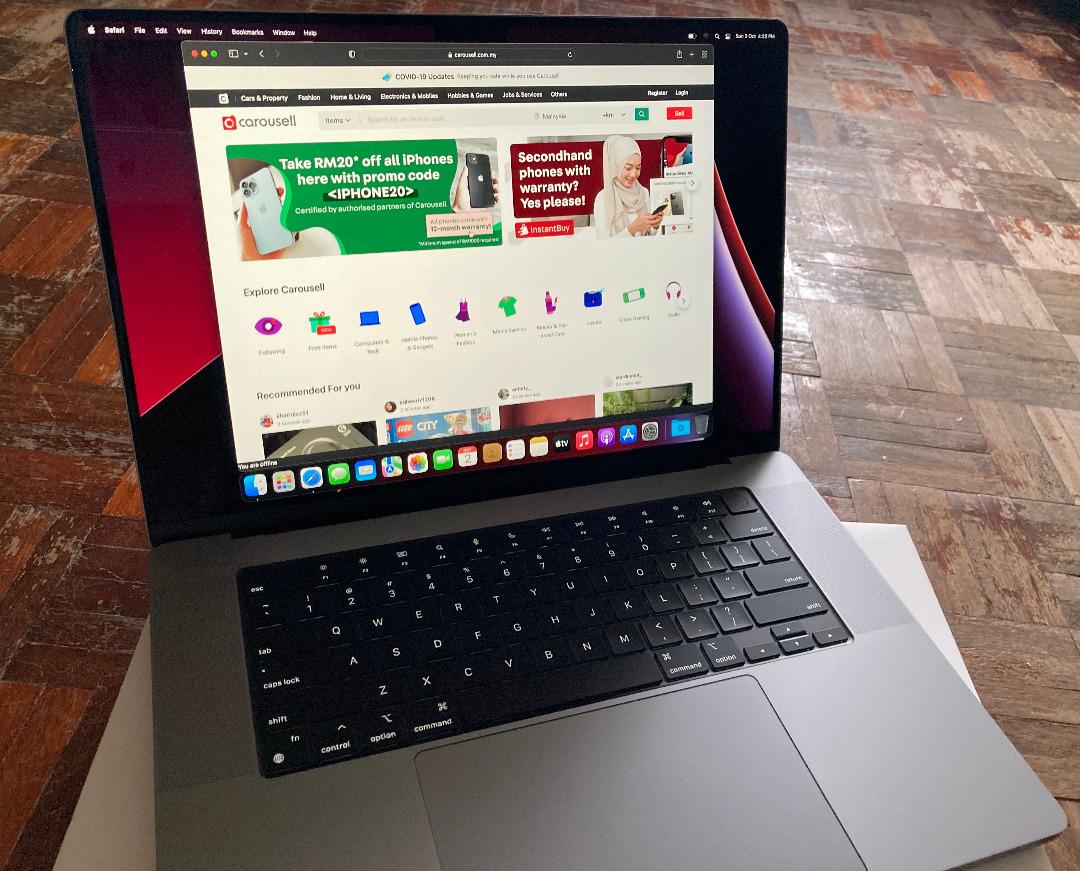 Macbook discount pro 16g