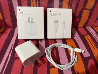 Apple 20W USB-C Power Adapter and USB-C to Lightning Cable