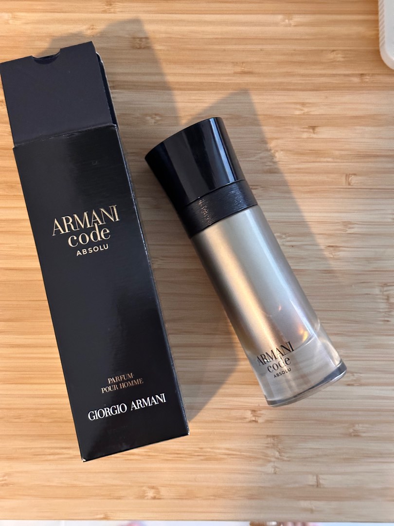 Armani Code Absolu Parfum 60ml Beauty Personal Care Fragrance
