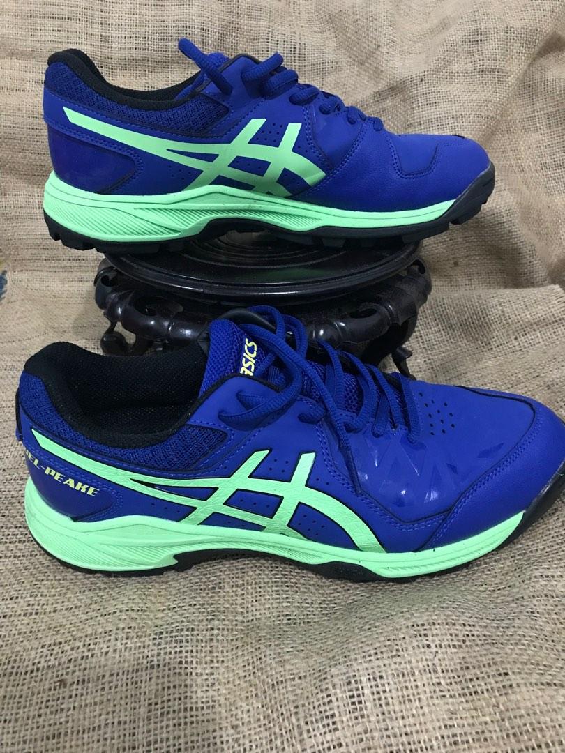 ASICS Gel Peake 5 Rubber Cricket Shoes Monaco Blue, Sports