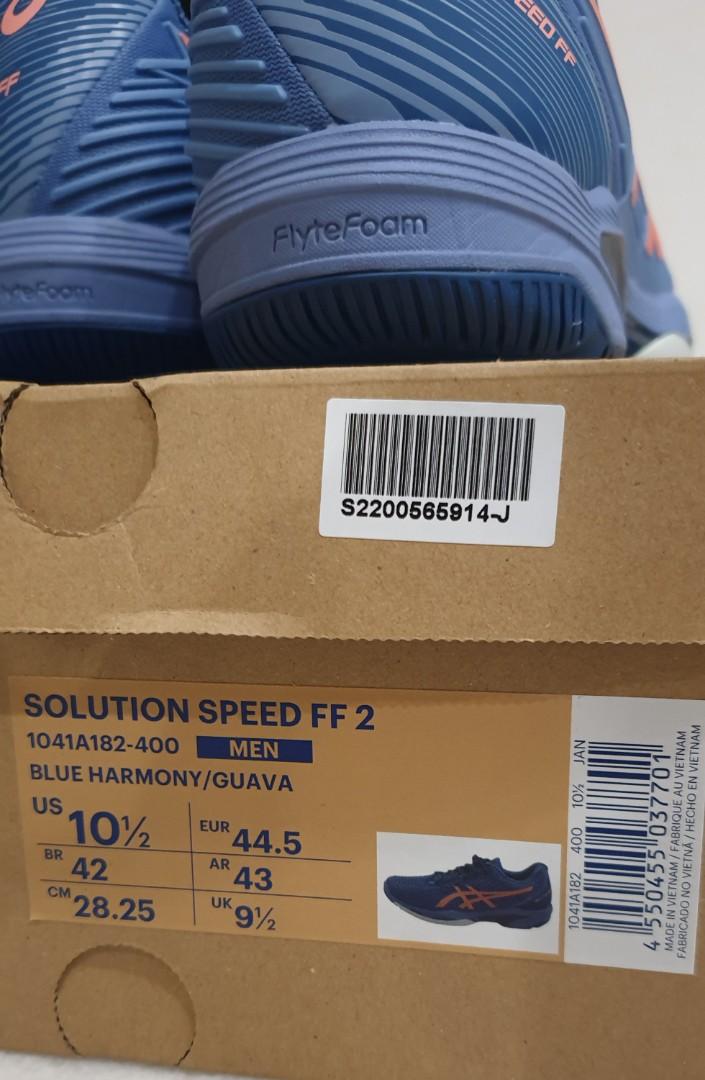 ASICS Solution Speed FF 2 Tennis Shoe BRAND NEW, Men's Fashion