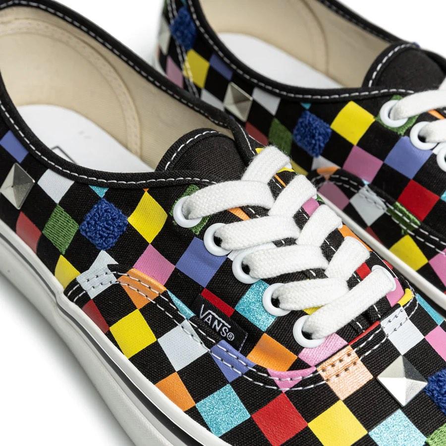Mixed checkerboard deals vans womens