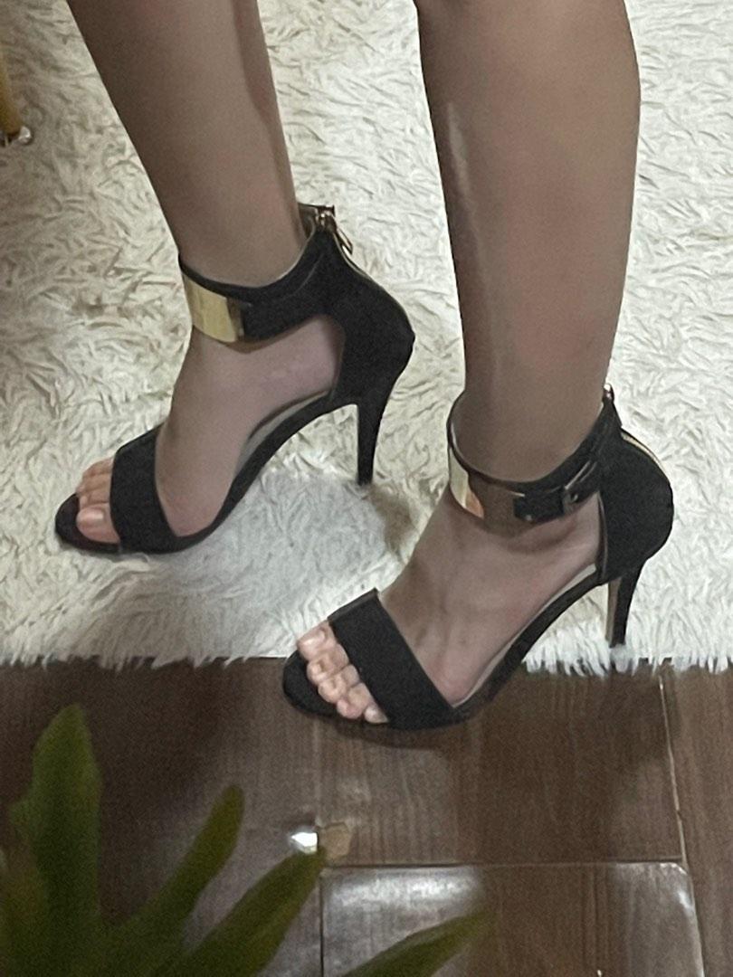 aldo black platform heels