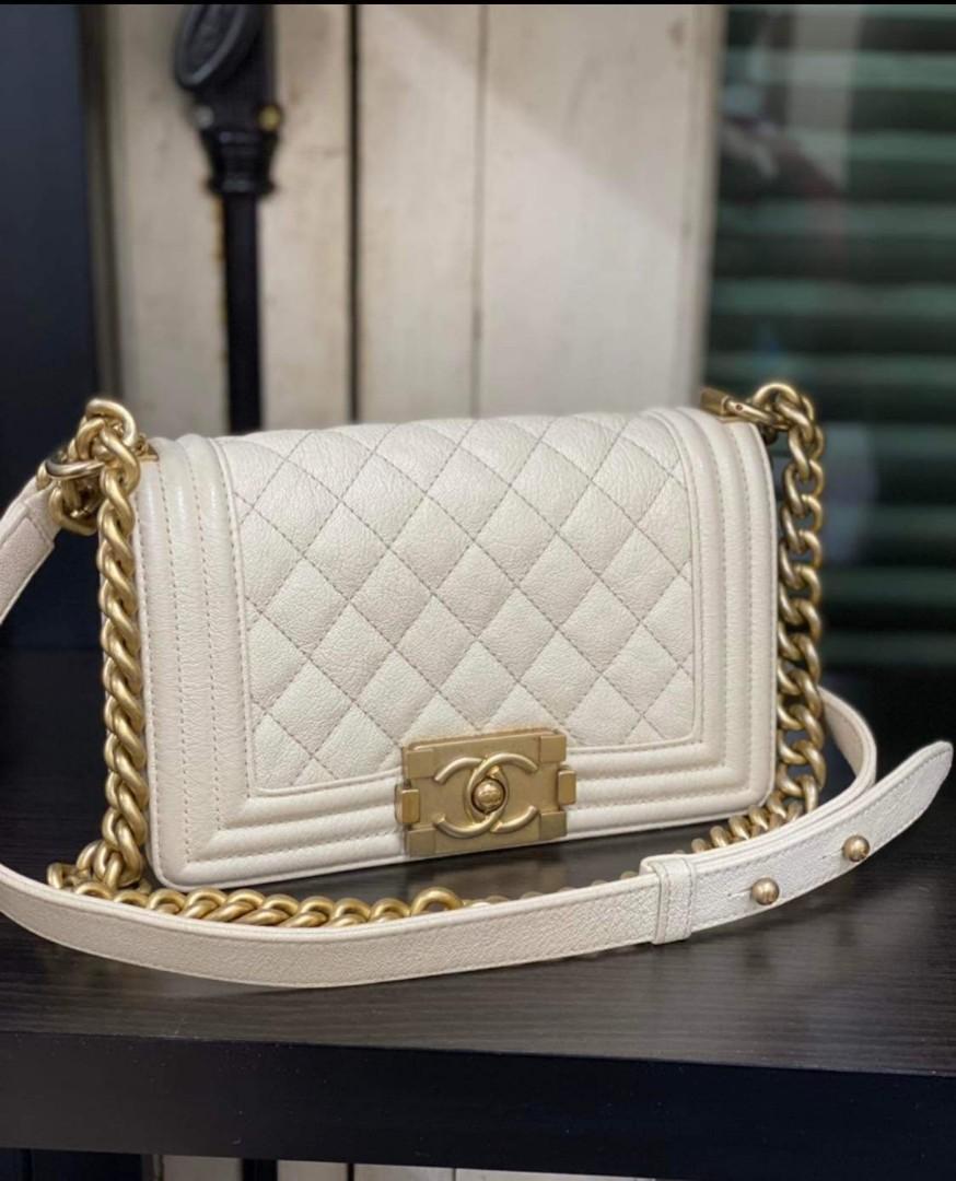 Authentic Chanel boy bag, Luxury, Bags & Wallets on Carousell