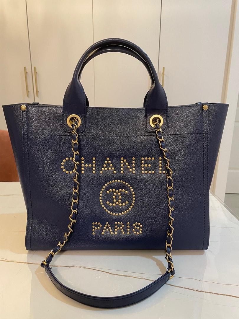 Chanel deauville hotsell tote caviar
