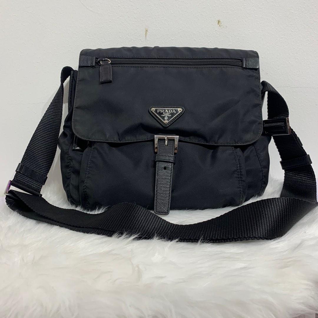 Authentic Prada nylon sling bag, Luxury, Bags & Wallets on Carousell