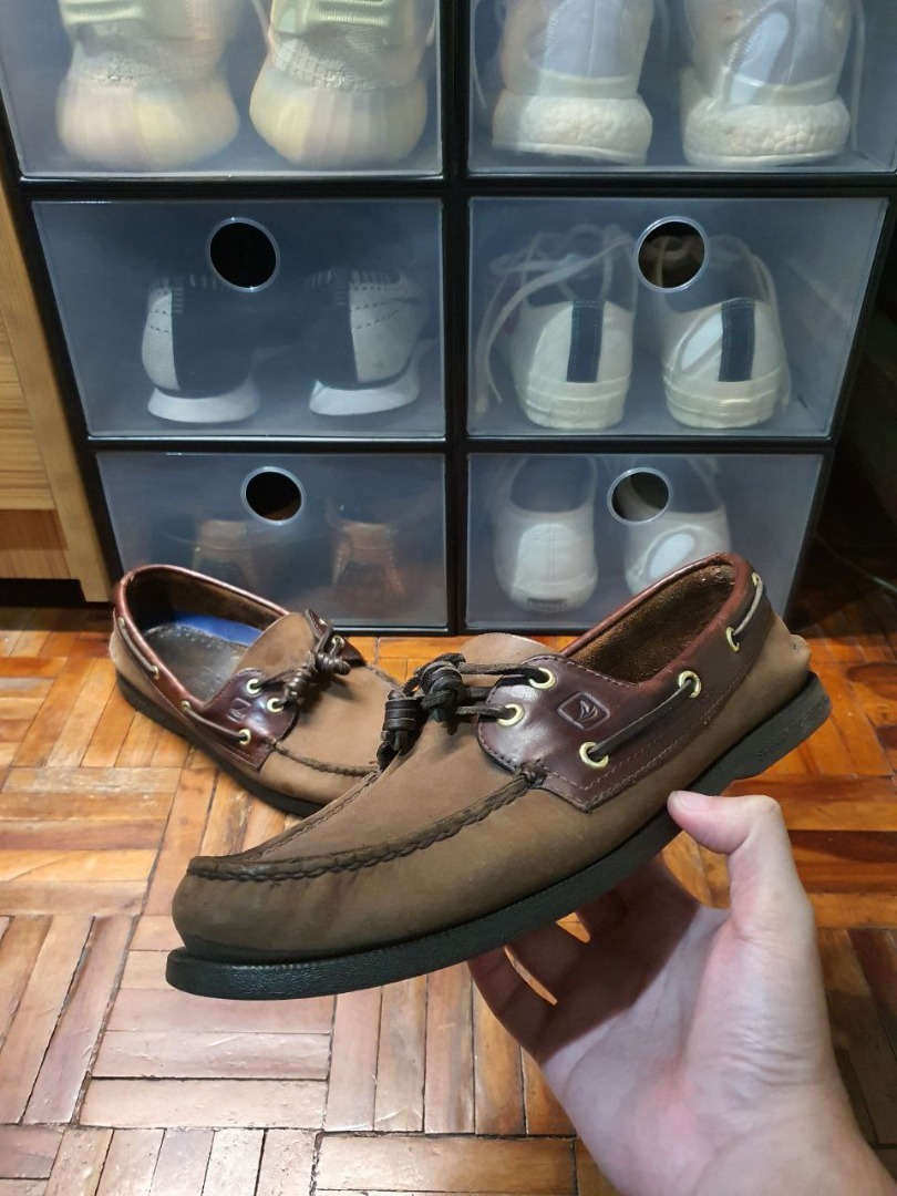 Sperry Men's Authentic Original 2 Eye Leather Boat Shoe | Famous Footwear