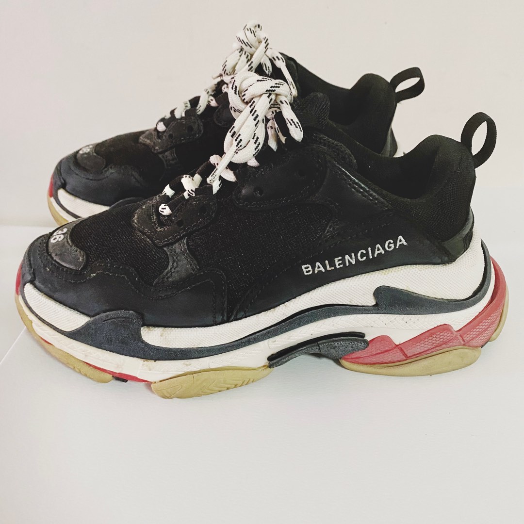 Balenciaga Mens TripleS Double Foam Mesh Sneakers  Neiman Marcus