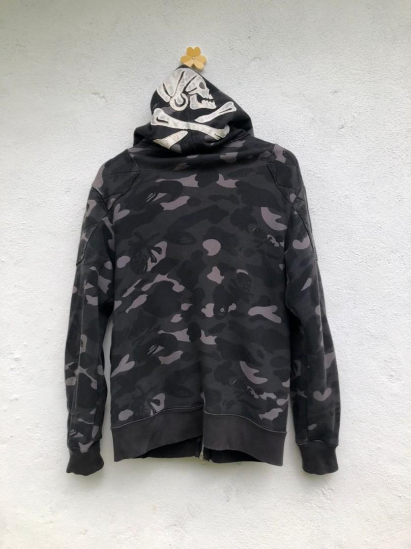 Bape X Neighborhood Hoodie, Men's Fashion, Tops & Sets, Hoodies on