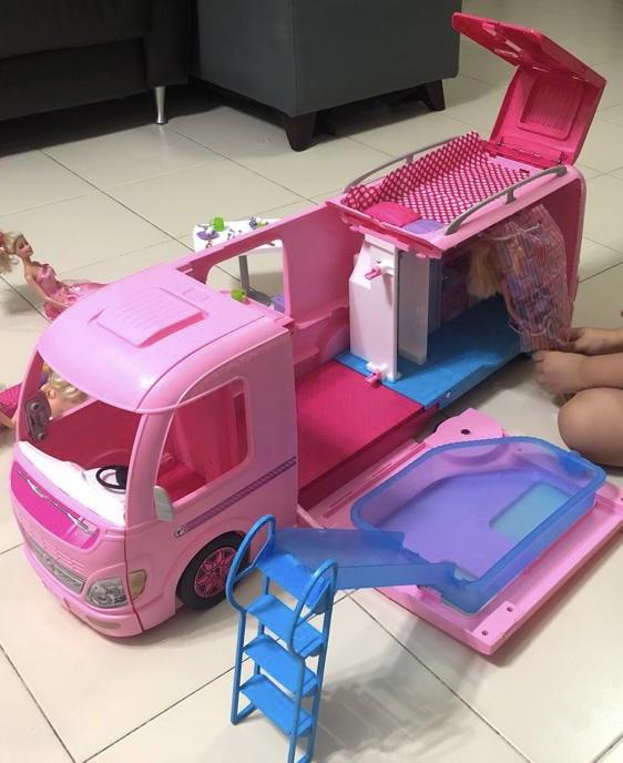 Barbie doll bus house new arrivals
