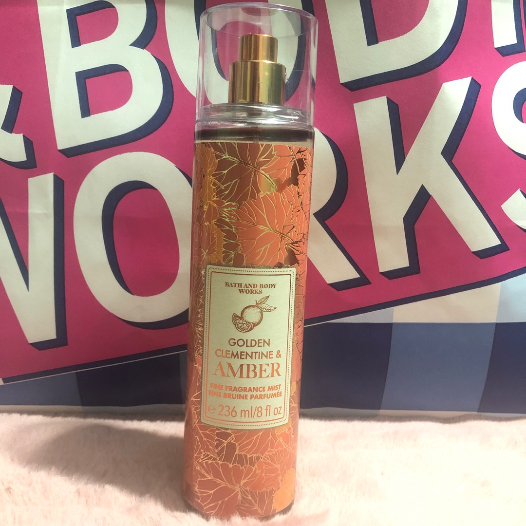 Bath and Body Works Golden Clementine and Amber, Beauty & Personal Care