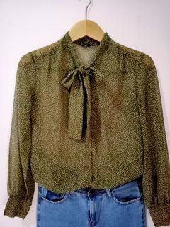 Blouse Dotty Korean Look Outer