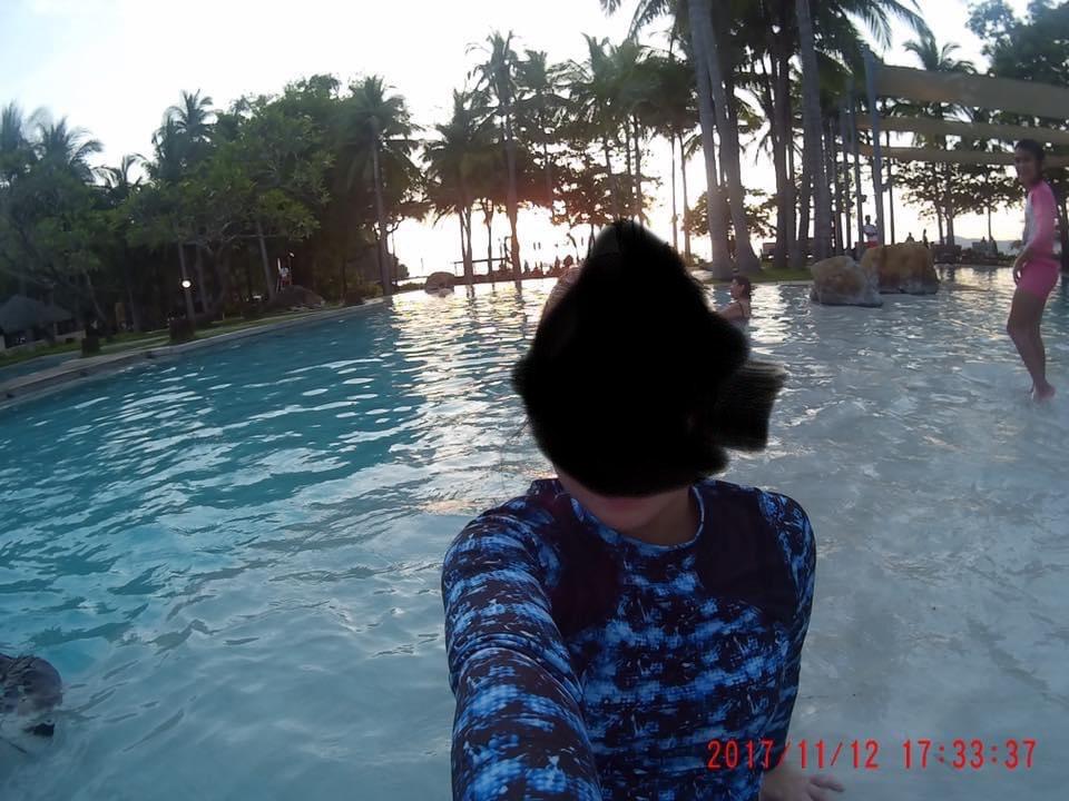 Blue rash guard -see through (Category: Rash guard) located in Quezon City. Submitted by cherish_stuff (Listing ID 1148457833, Image 3). Description: Almost new.