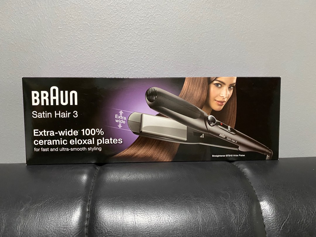 Braun Satin Hair 3 ST 310 Hair Straightener Wide Floating Plate