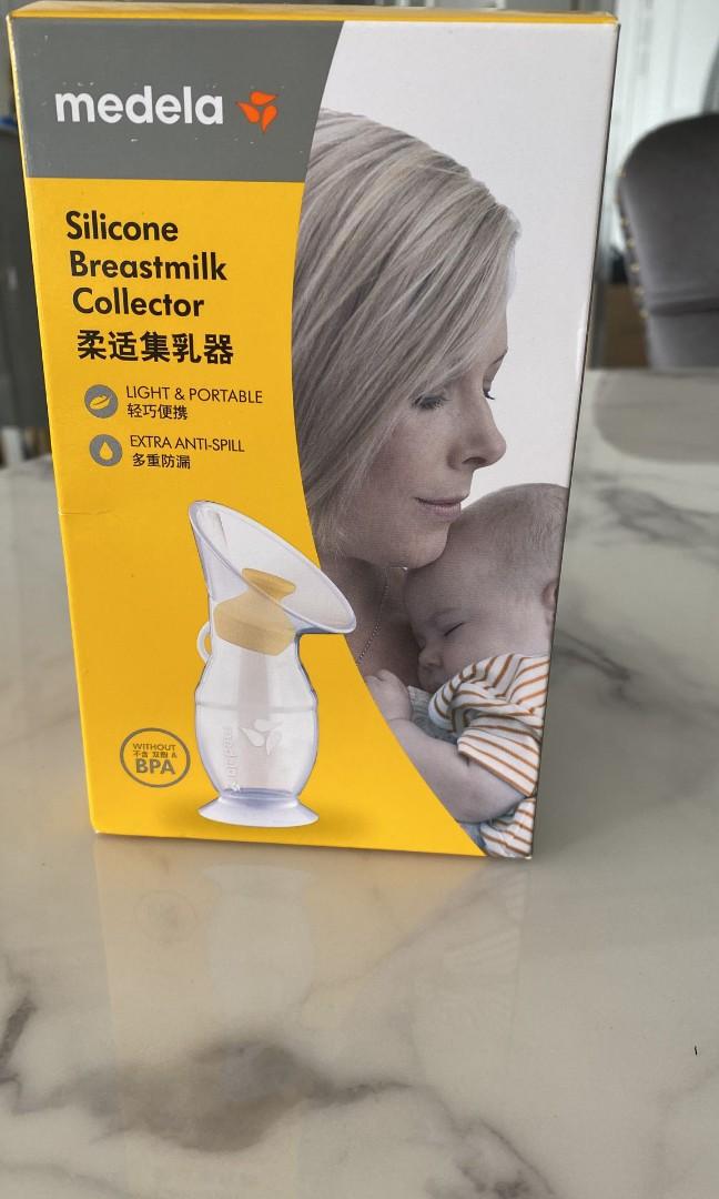 Silicone Breast Pump Manual Anti-Overflow Breast Milk Collector，Portable  Milk Saver for Breast Feeding(4oz/100ml) : : Baby Products