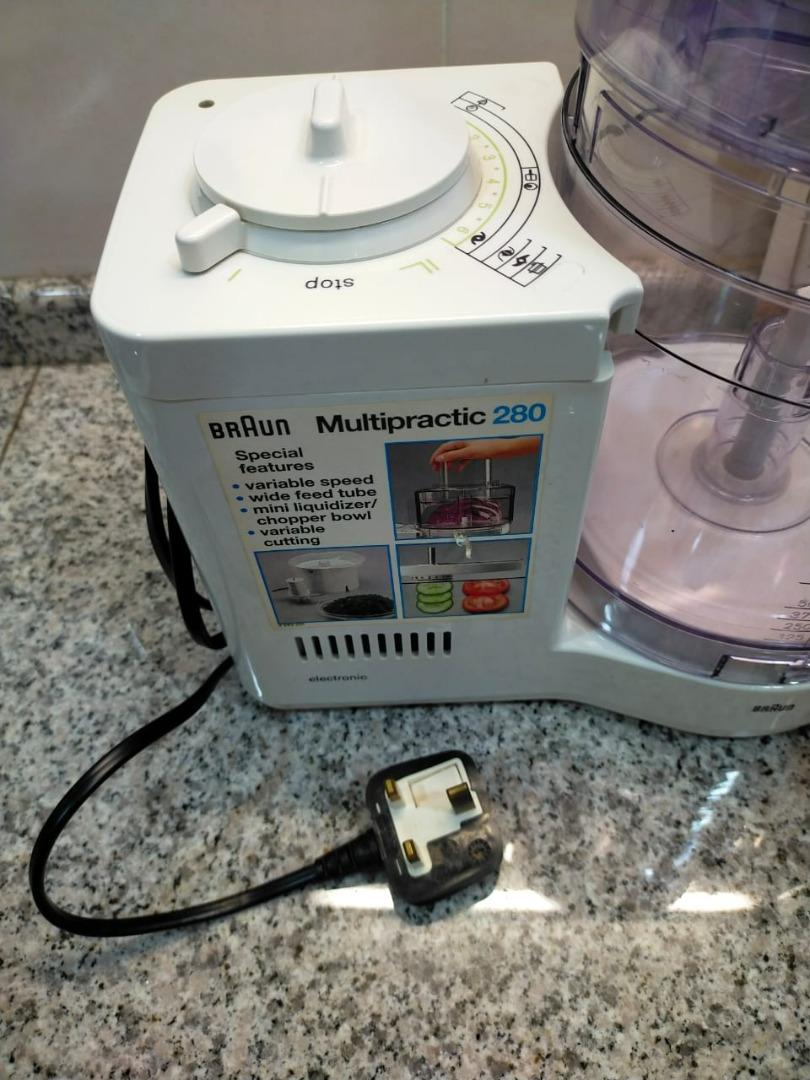 Braun Multipractic Deluxe Food Processor, TV & Home Appliances, Kitchen