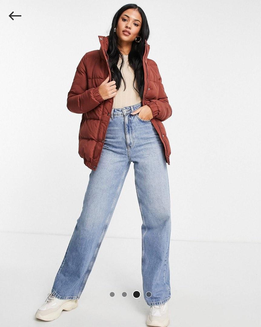 Brave Soul Tall Slay Peach Skin Puffer Jacket Women s Fashion
