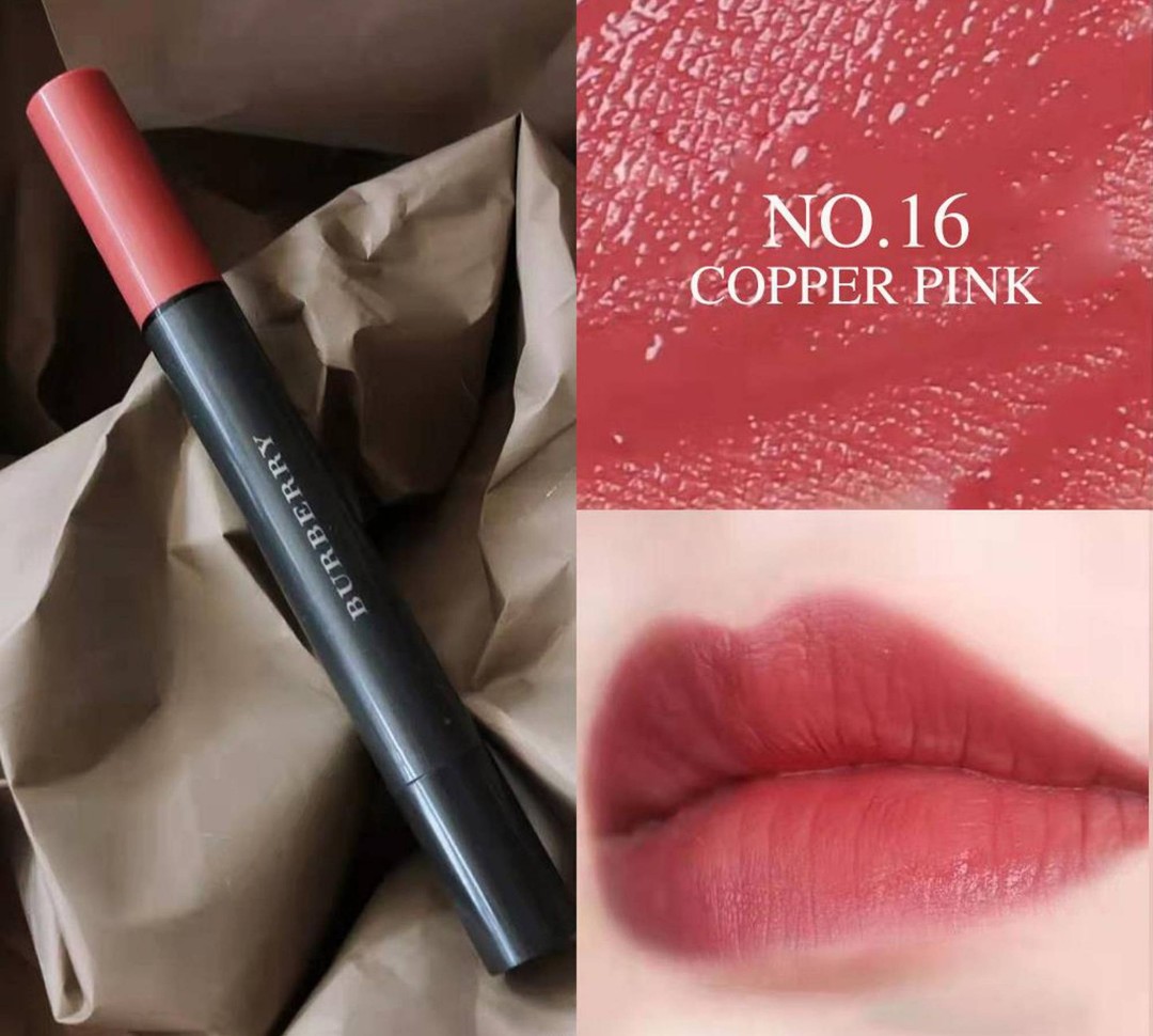 Burberry Lip Velvet Crush copper pink no16, Beauty & Personal Care, Face,  Makeup on Carousell