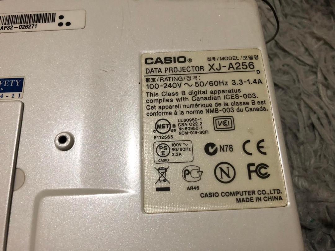 Casio Projector XJA256, Computers & Tech, Office & Business Technology on Carousell