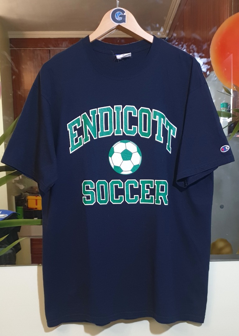 Champion - Endicott College Soccer Black Shirt w/ Small C patch on ...