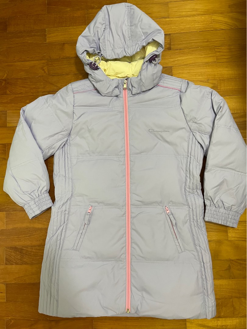 Champion Girls kids 3 4 length 80 Down Winter Jacket 7 9