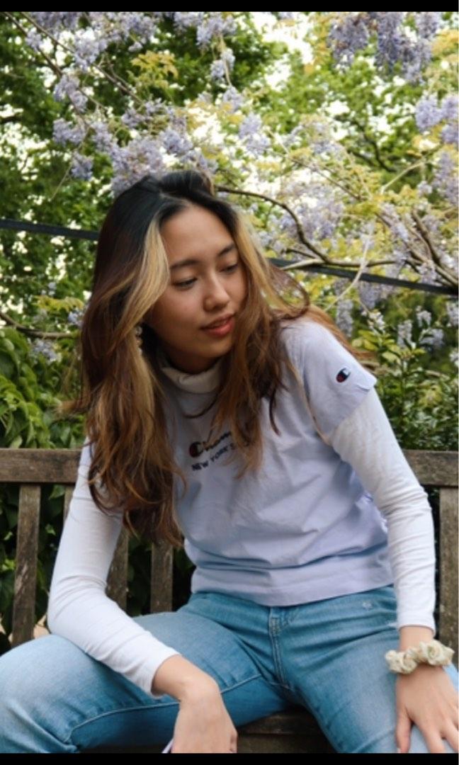 Pastel champion online t shirt