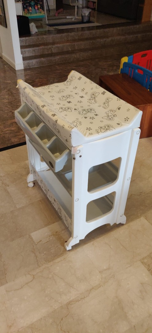 Baby bath changing table online combo