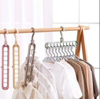 Clothes Hanger Foldable Multi-function Space Saver Organizer
