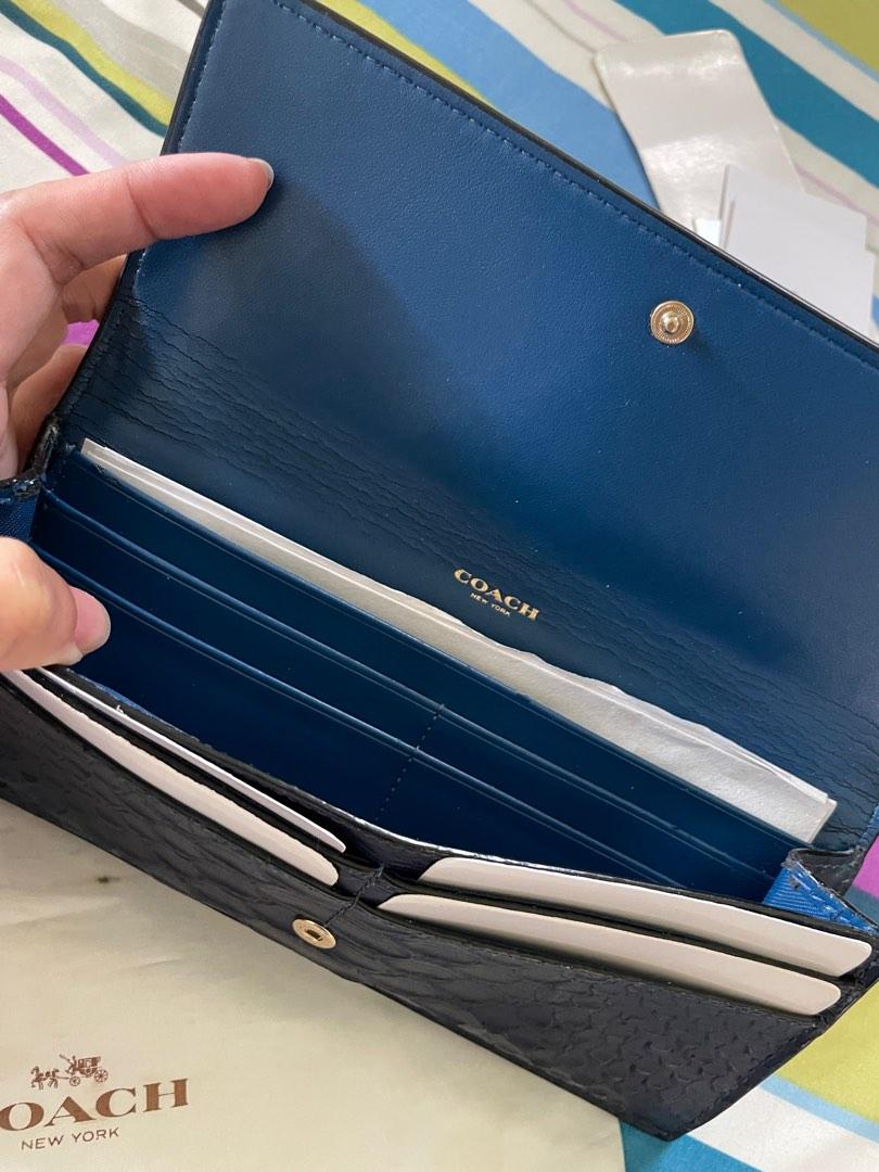 Coach Long Envelope Wallet BNIB, Luxury, Bags & Wallets on Carousell