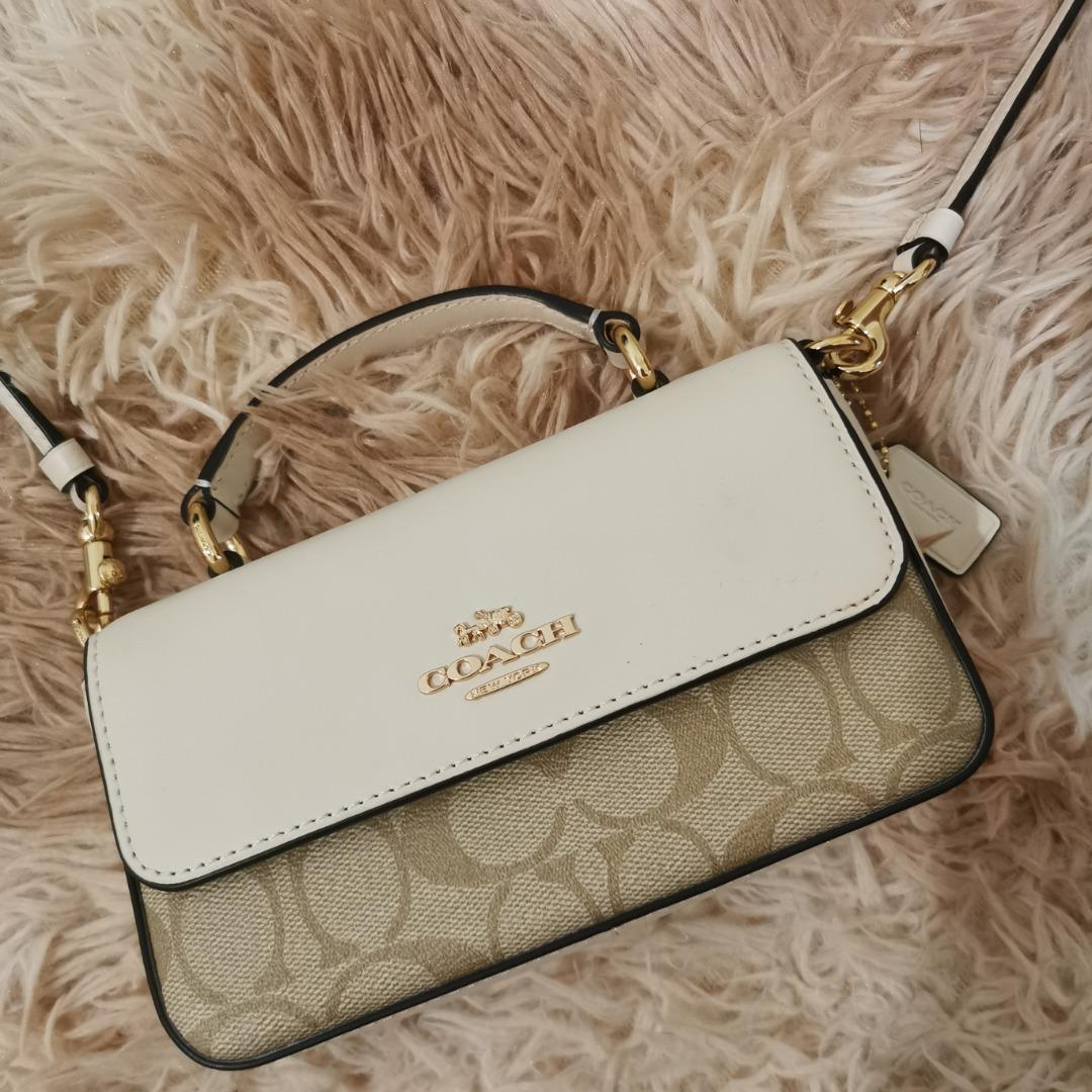 Coach mini top handle bag top