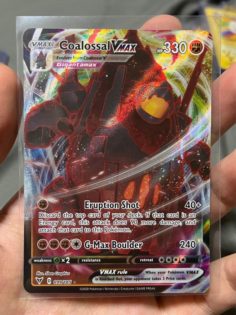 Coalossal VMax pokemon card , Hobbies & Toys, Toys & Games on Carousell Coalossal VMax pokemon card , Hobbies & Toys, Toys & Games on Carousell
