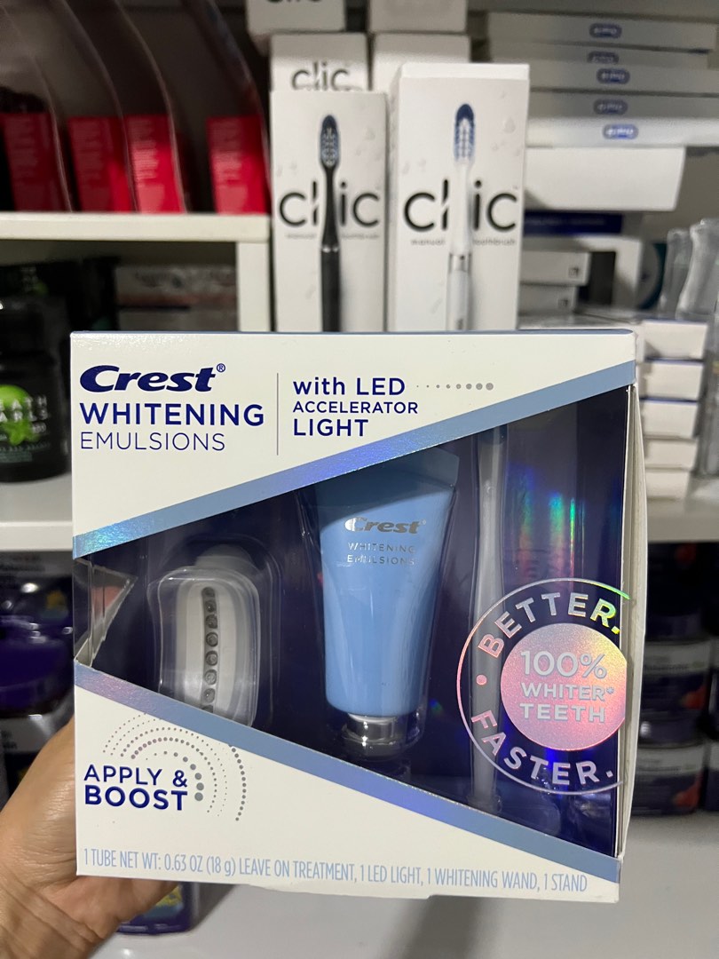 Crest Whitening Emulsions Teeth Whitening Treatment with LED